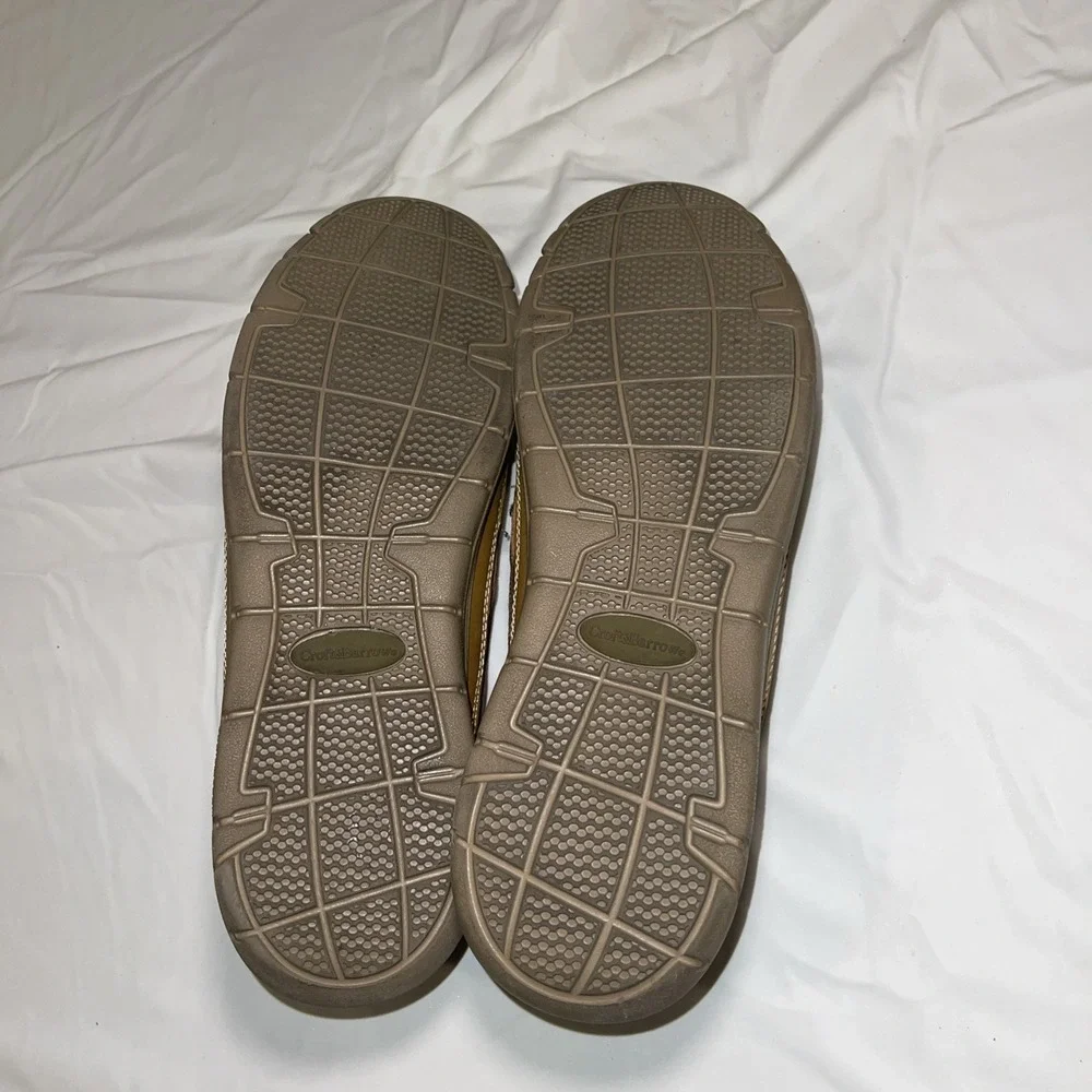 Croft & Barrow Coffee‎ Roast Leather Boat Shoes Moccasins Size 11 Acadamia Men's